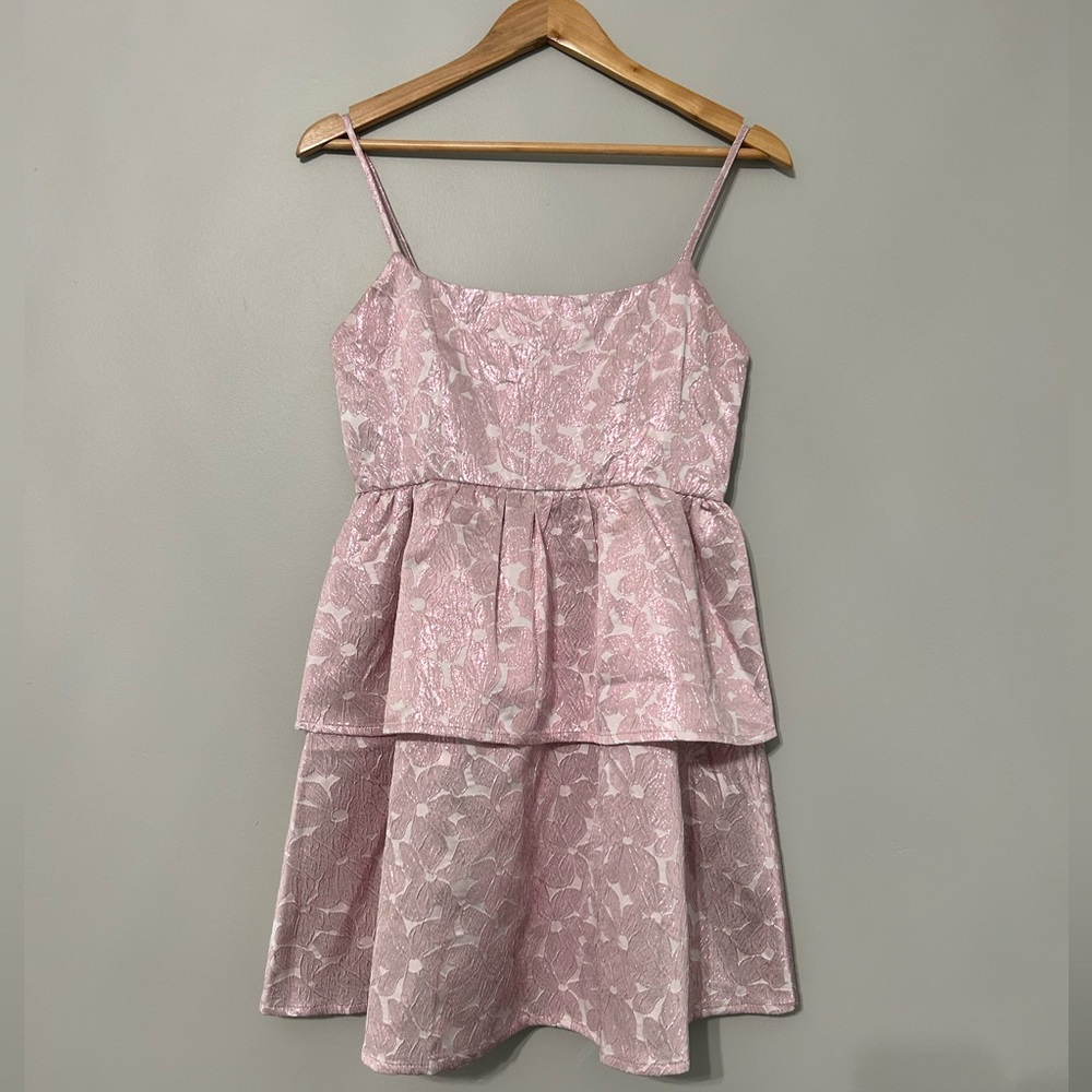 Blush pink Pants Store midi dress